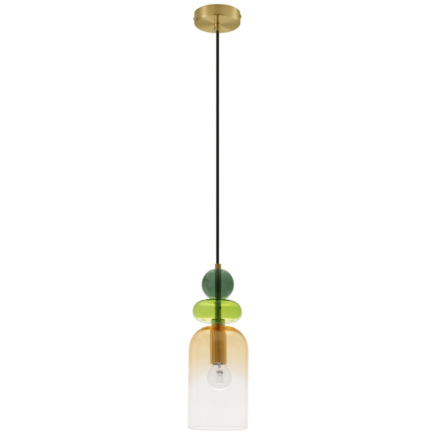 Barevné skleněné závěsné světlo Nova Luce Murano 10,8 cm