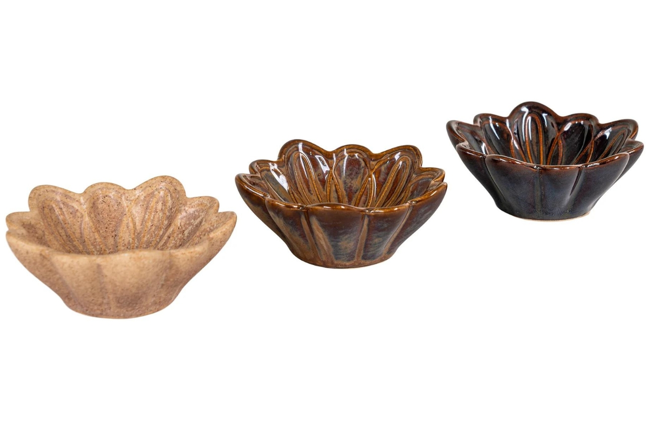 Nordic Living Set tří keramických misek Tribow 8,5 cm