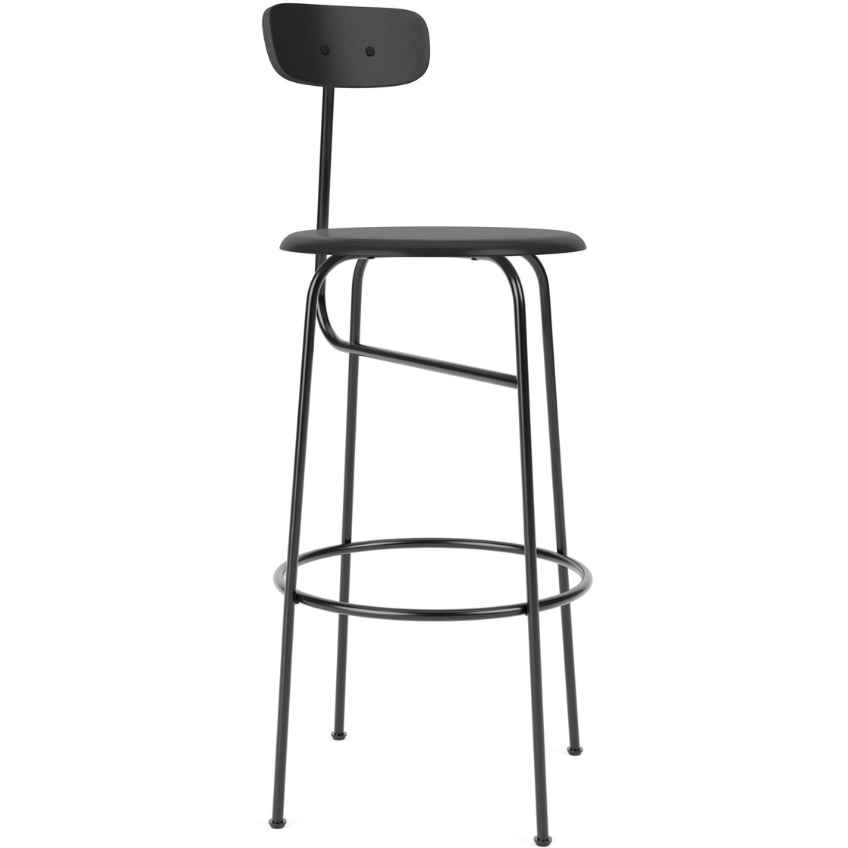 Audo CPH Černá dřevěná barová židle AUDO AFTEROOM 73,5 cm