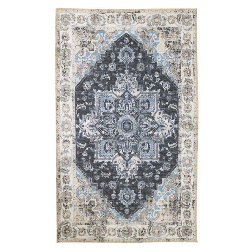 Nordic Living Modr&yacute; koberec Legaro 160 x 230 cm