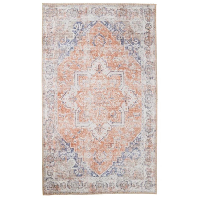 Nordic Living Oranžovo-modr&yacute; koberec Legaro 200 x 300 cm