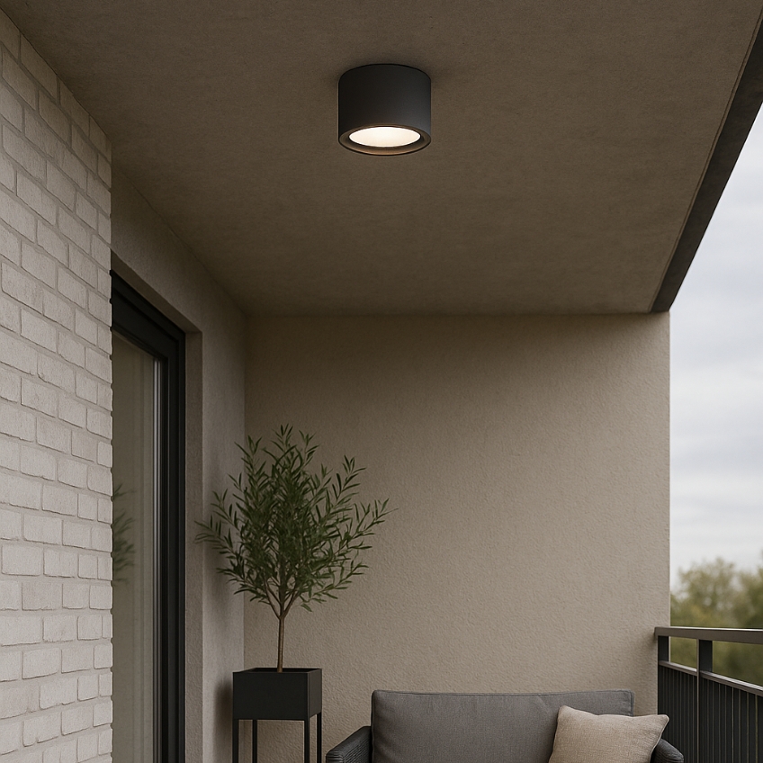Tmavě šedé kovové bodové světlo Nova Luce Focus