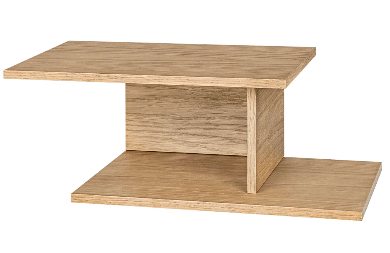 noo.ma Dubový závěsný noční stolek Tann 50 x 26 cm, pravý