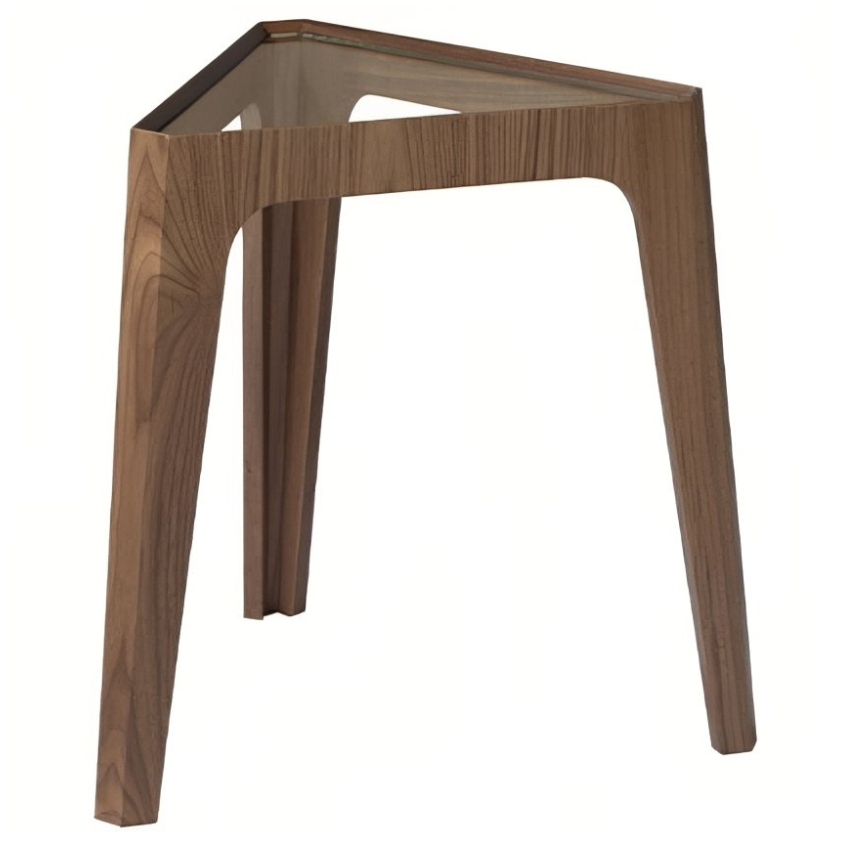 Ořechový odkládací stolek Angel Cerdá No. 2107, 39 x 45 cm