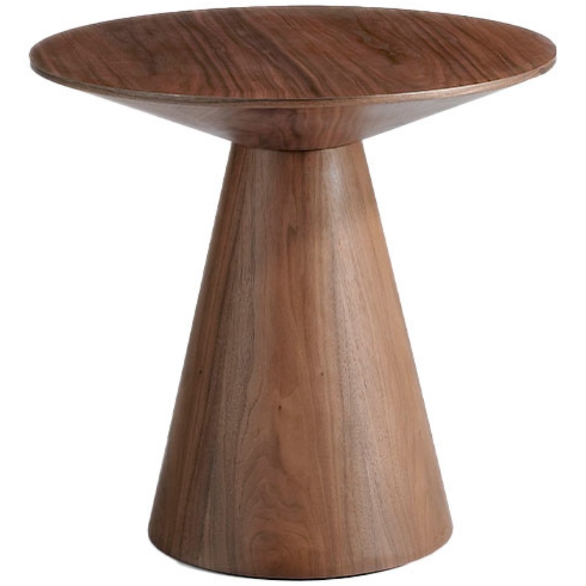 Ořechový odkládací stolek Angel Cerdá No. 2043, 60 cm