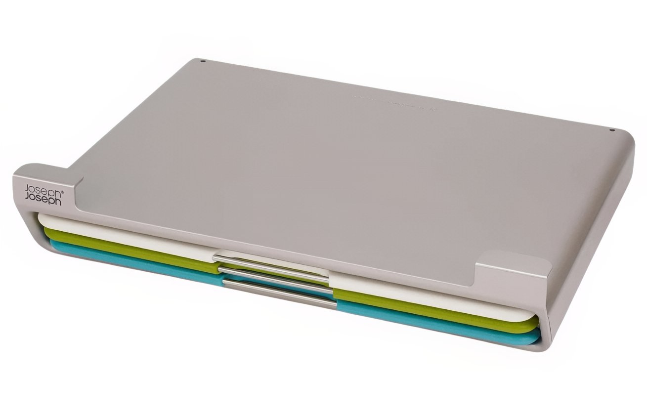 Joseph Joseph Sada tří plastových prkének s pouzdrem Folio Slim Multicolour 22 x 31,5 cm