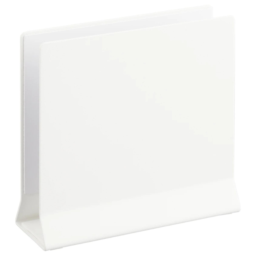 Bílý kovový stojan na notebook Yamazaki Slim 16 x 5,7 cm