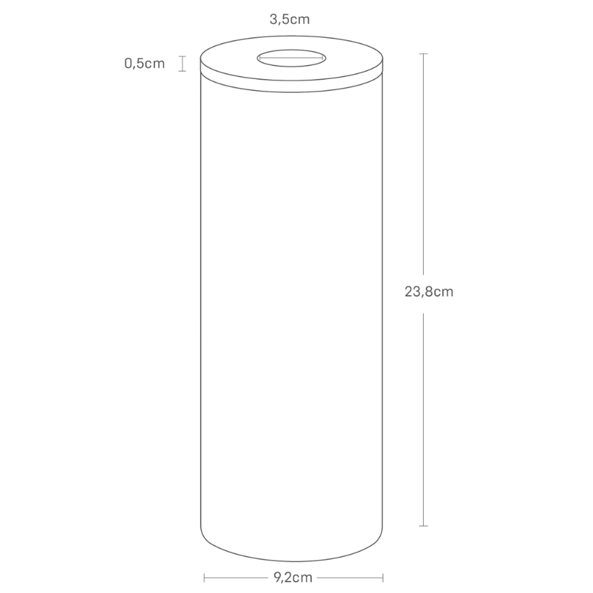 Bílý kovový box na ubrousky Yamazaki Rin 9,2 cm