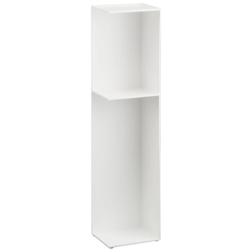 Bílý kovový organizér na toaletu Yamazaki Tower 70,5 cm