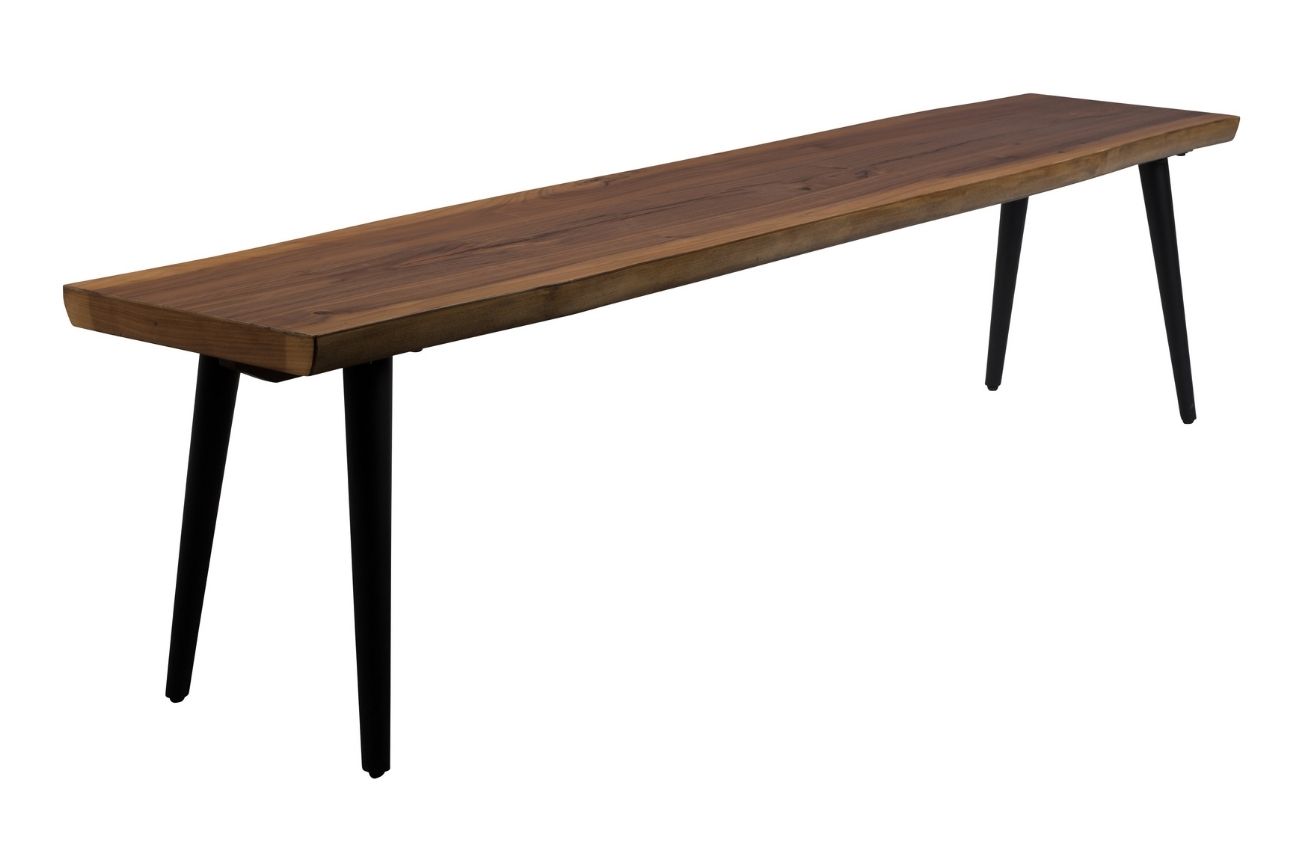 Hněd&aacute; lavice DUTCHBONE Alagon 180 cm