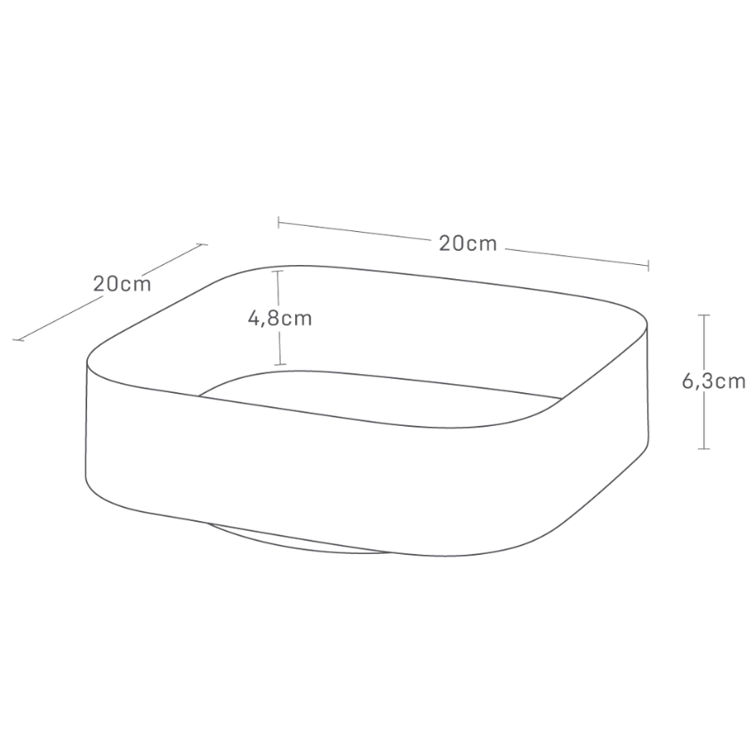 Bílý plastový otočný úložný organizér Yamazaki Tower 20 cm