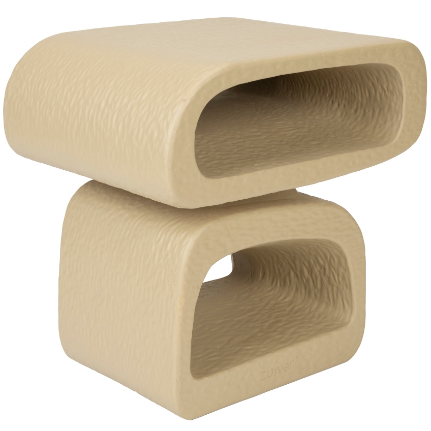 B&eacute;žov&yacute; odkl&aacute;dac&iacute; stolek ZUIVER EDDY 43 x 35 cm