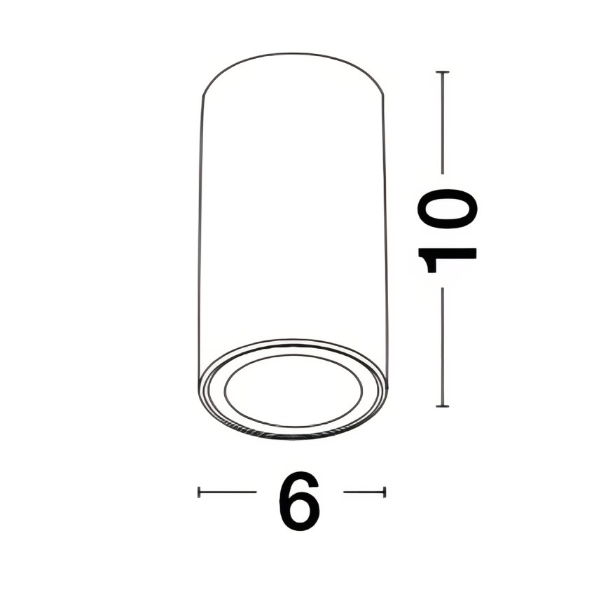 Bílé kovové bodové světlo Nova Luce Marupe
