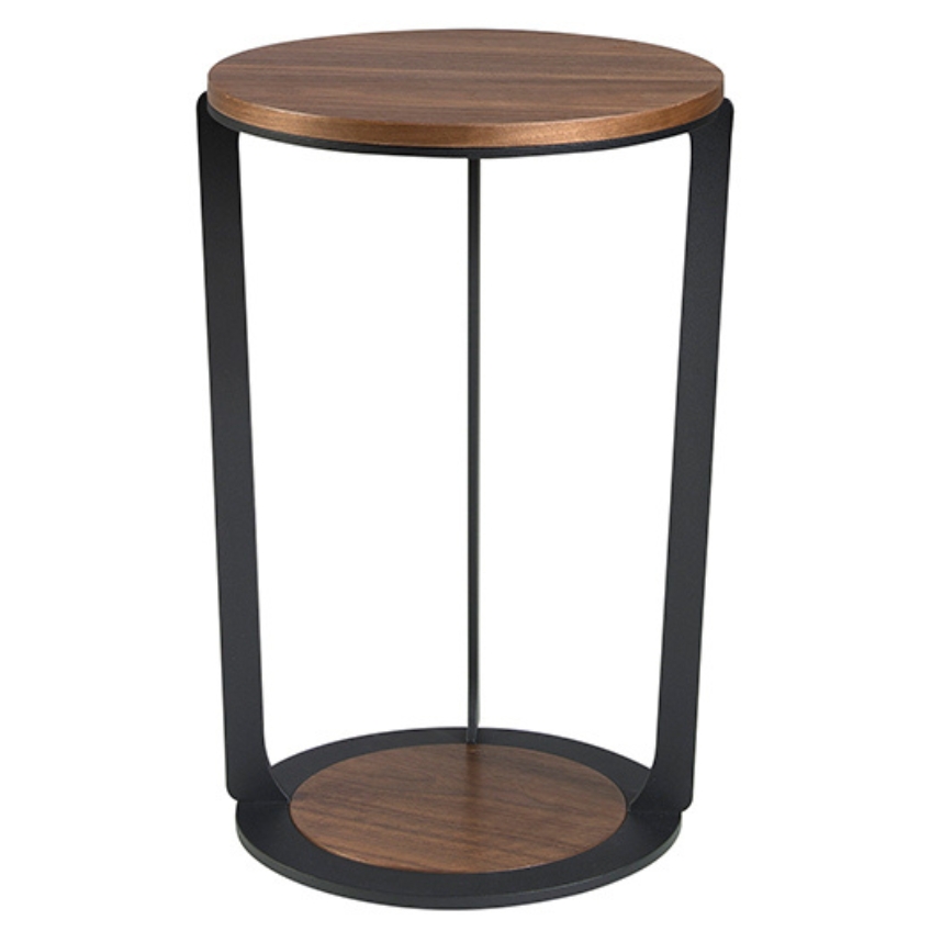 Ořechový odkládací stolek Angel Cerdá No. 2116, 38 cm