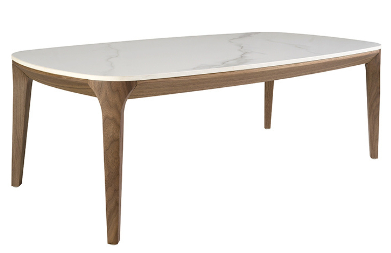 Ořechový konferenční stolek Angel Cerdá No. 2132, 119 x 65 cm