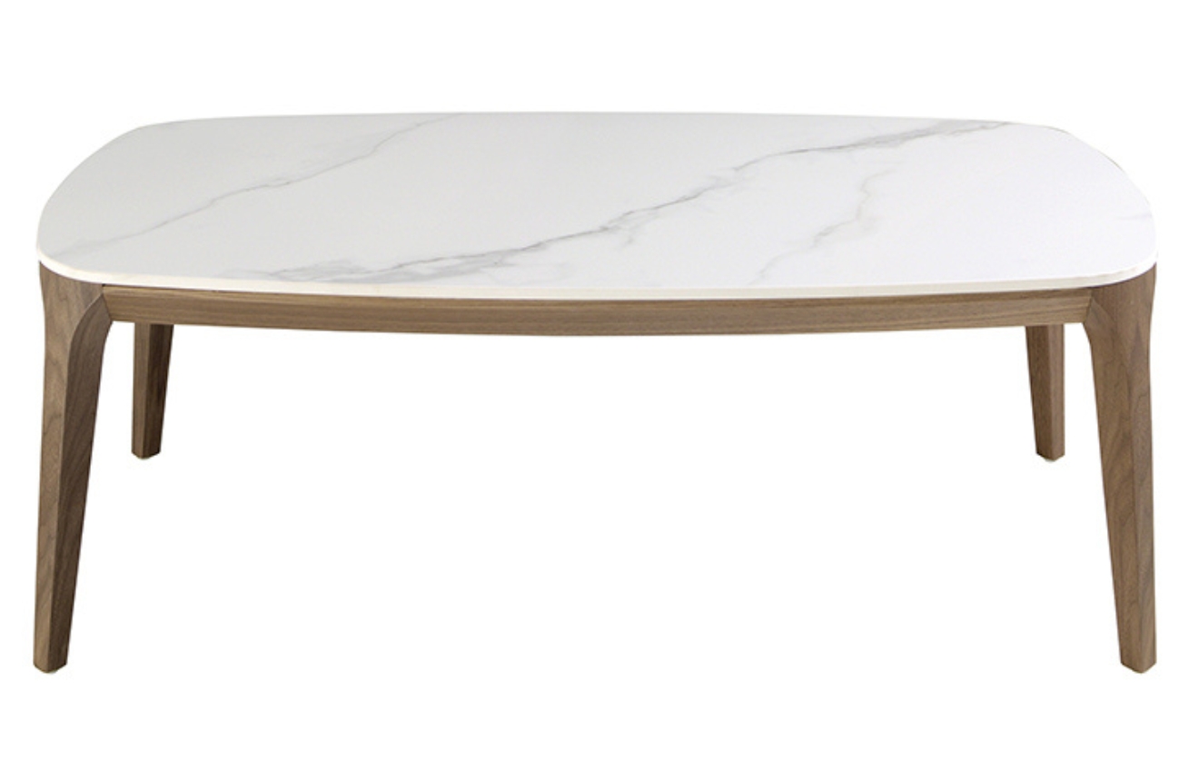 Ořechový konferenční stolek Angel Cerdá No. 2132, 119 x 65 cm