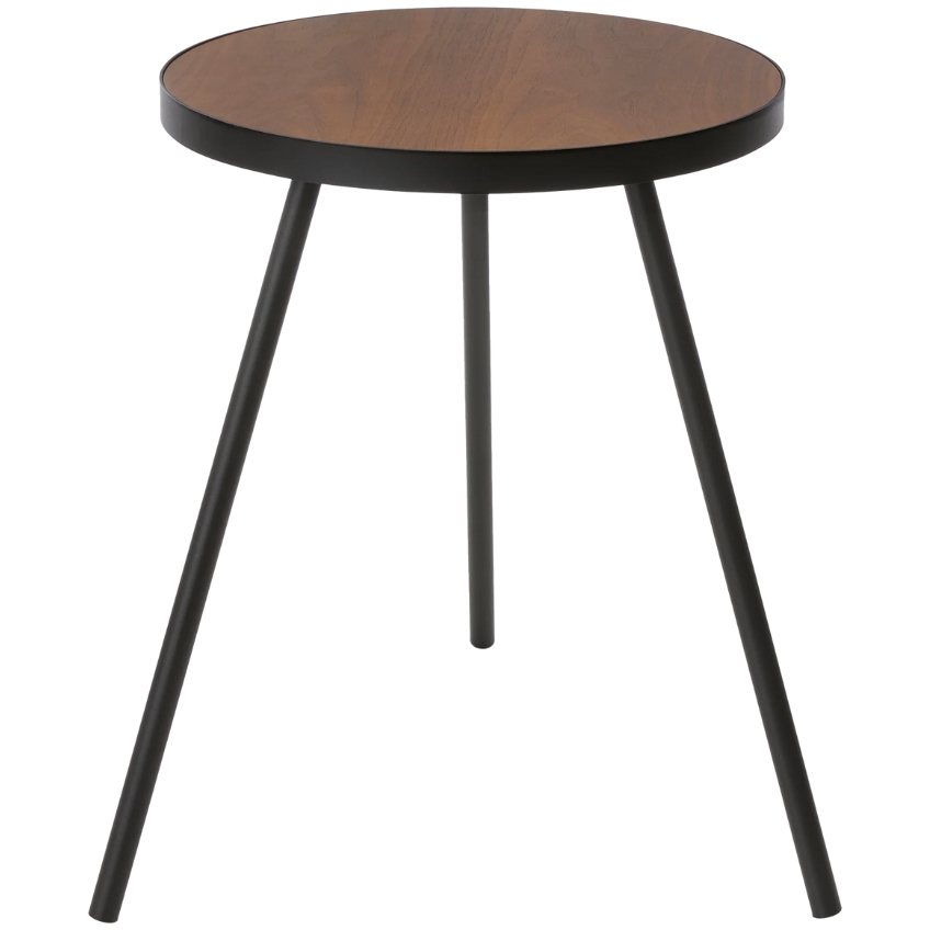 Černý kovový odkládací stolek Yamazaki Tower 38,5 cm