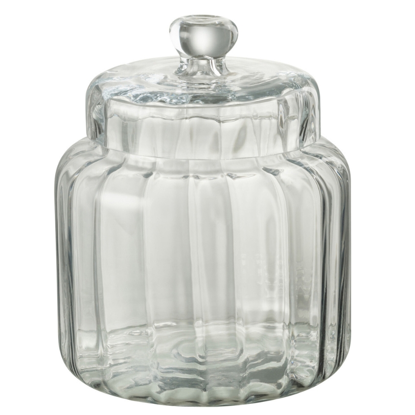 Skleněná dóza J-line Eliano 3,3 l