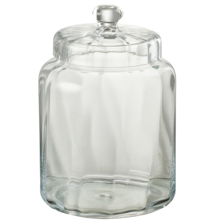 Skleněná dóza J-line Eliano 4,6 l