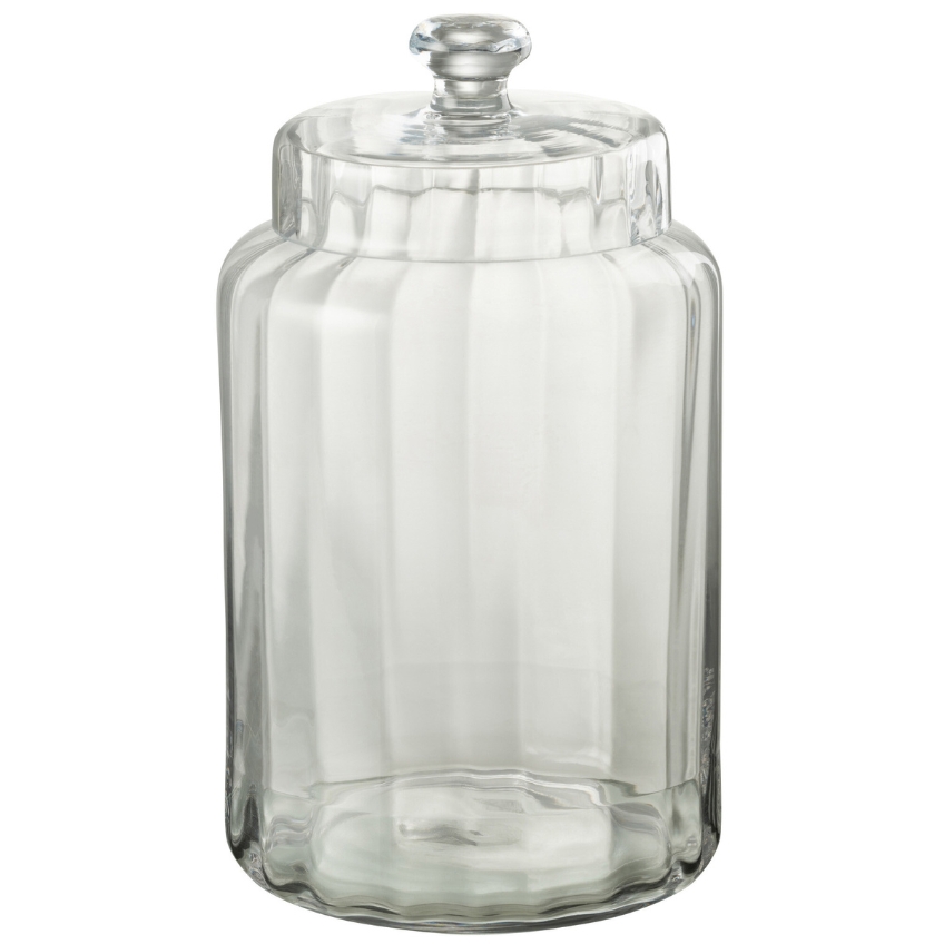 Skleněná dóza J-line Eliano 5,6 l