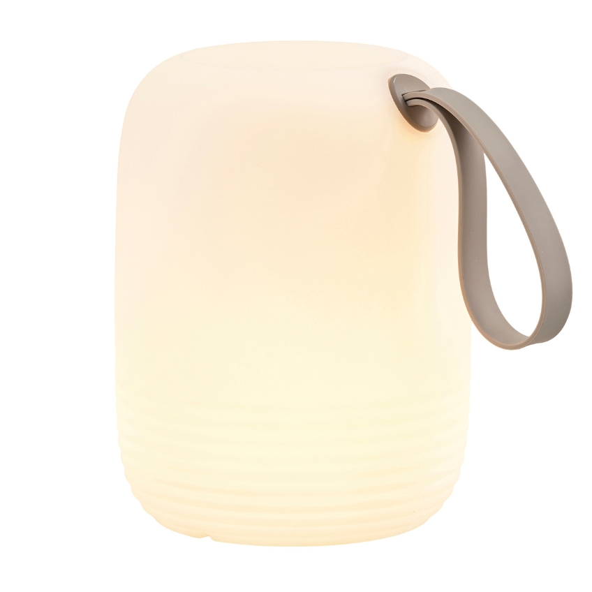 Villa Collection Béžová plastová stolní LED lampa Hav 15 cm