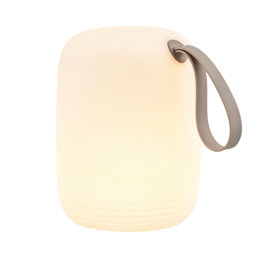 Villa Collection Béžová plastová stolní LED lampa Hav 23 cm