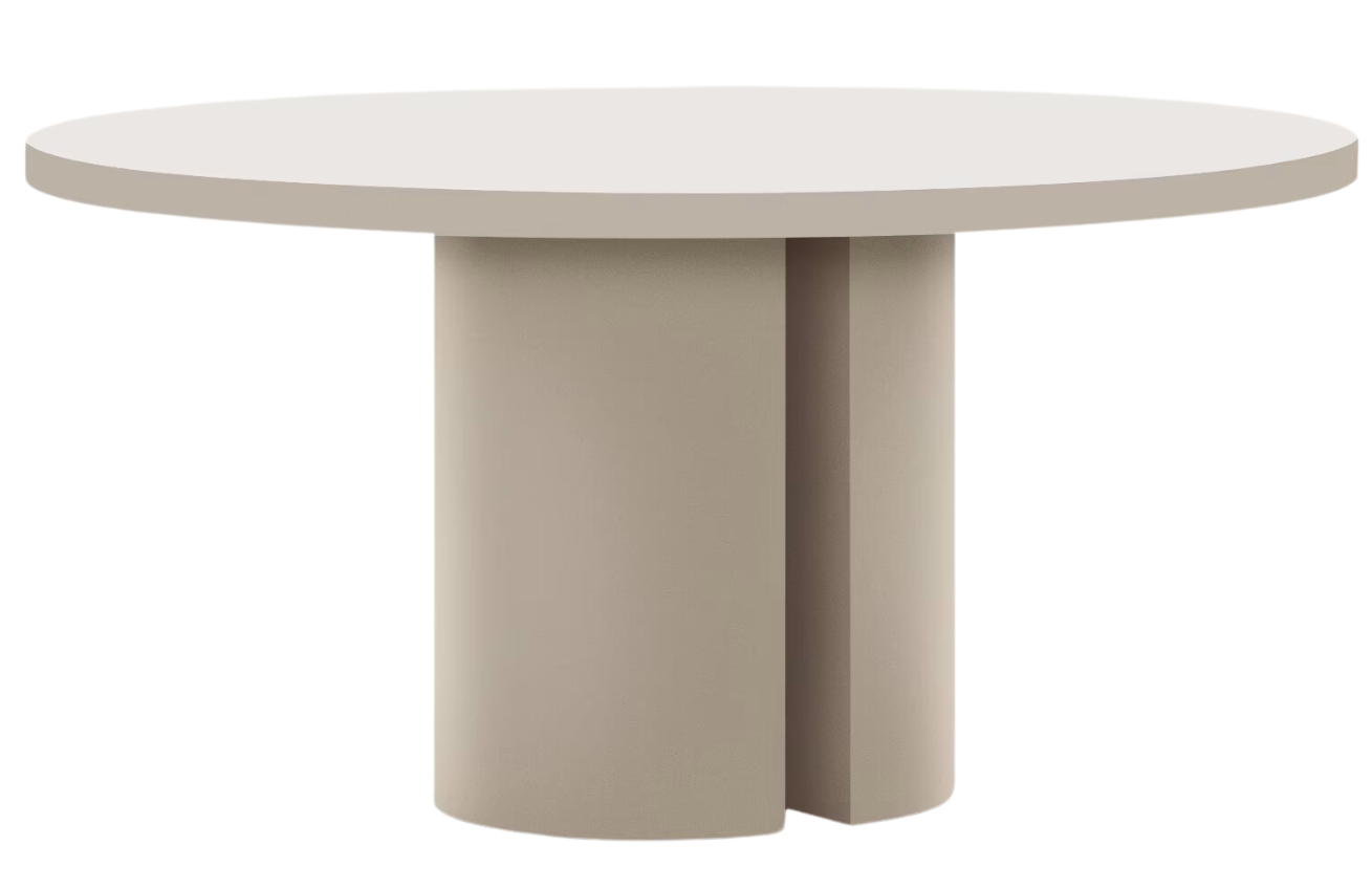 Lakovan&yacute; j&iacute;deln&iacute; stůl Kave Home Nealy 150 cm - odst&iacute;n ecru