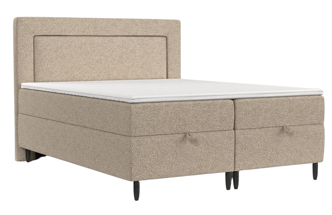 Maison de Rêve Béžová čalouněná postel NEA 160 x 200 cm, boxspring