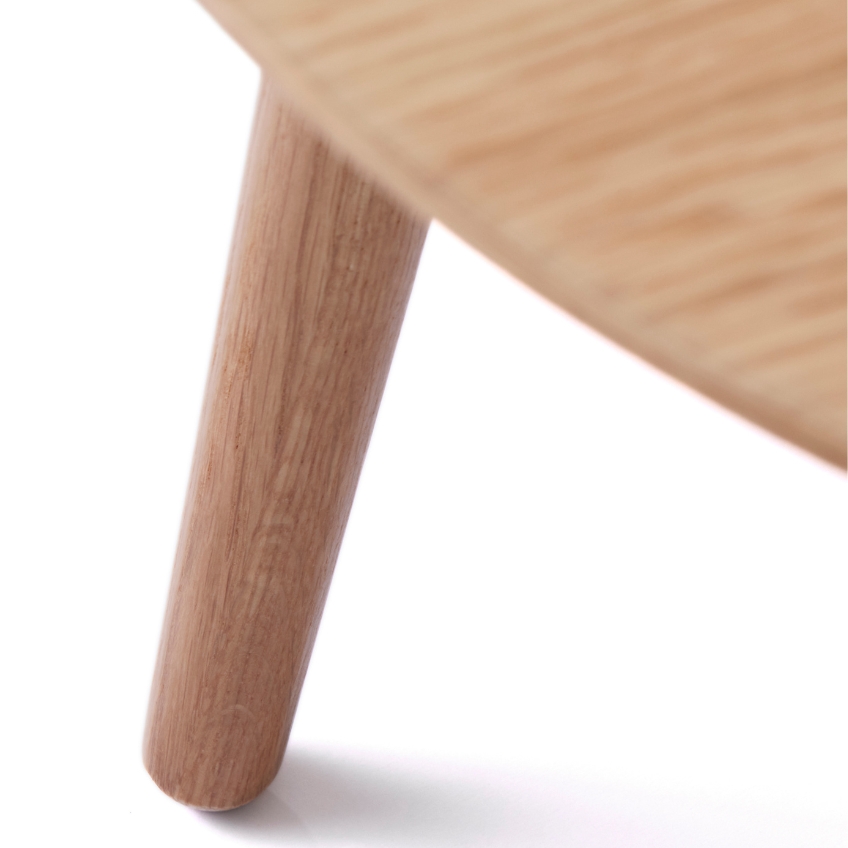 Set dvou dubových konferenčních stolků Unique Furniture Adda 58/88 cm