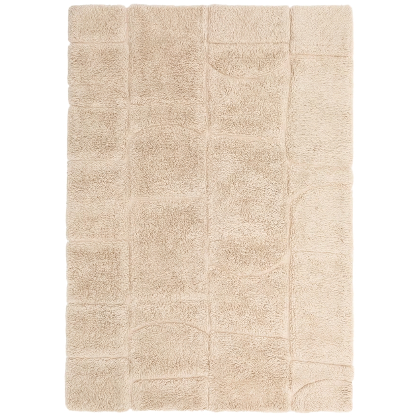 B&eacute;žov&yacute; vlněn&yacute; koberec Kave Home Nak 200 x 300 cm