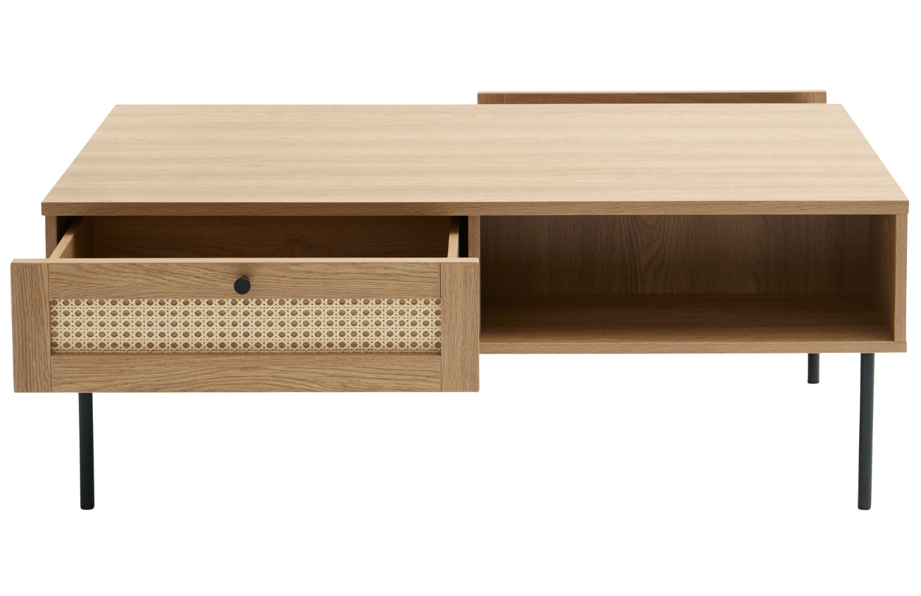 Konferenční stolek Unique Furniture Pensacola 110 x 60 cm s dubovým dekorem