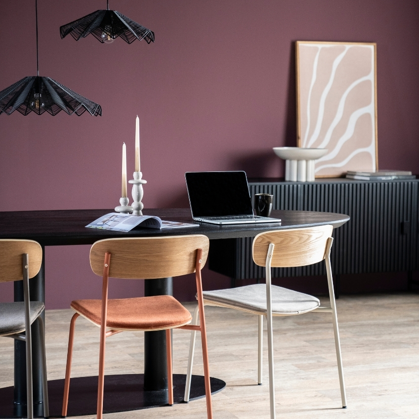 Černé kovové závěsné světlo Varjo 40 cm