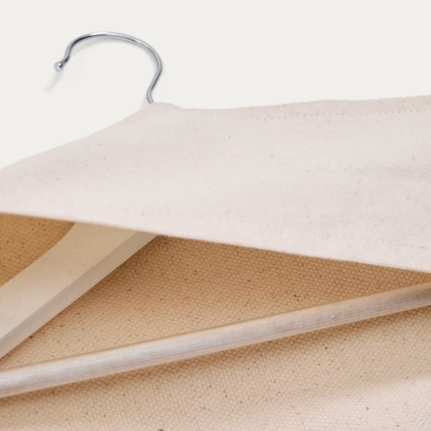 Béžový bavlněný závěsný organizér Kave Home Pecky 55 x 40 cm