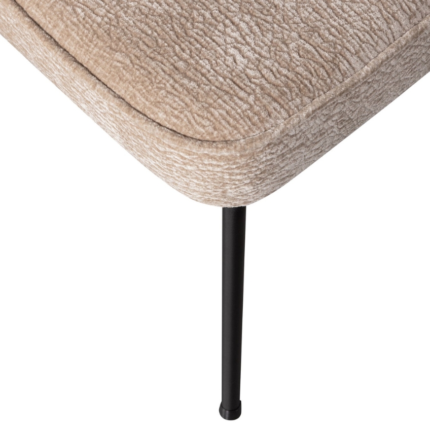 WOOOD Pískově hnědá čalouněná jídelní židle Tergi