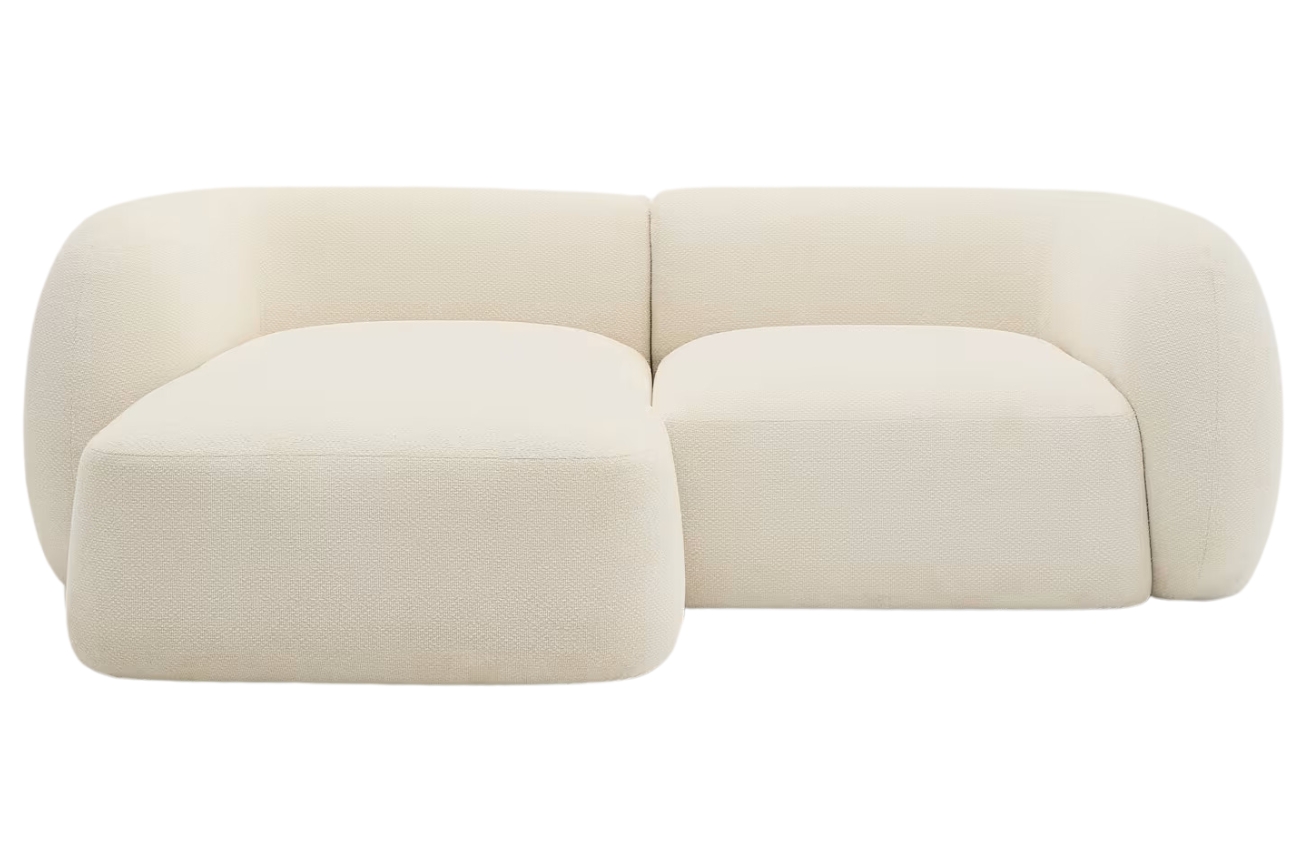 Béžová modulární rohová pohovka Kave Home Martina 230 cm, levá