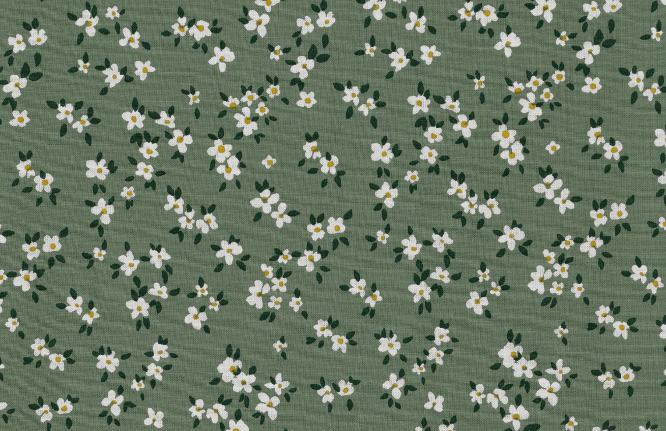 Södahl Zelená bavlněná sada povlečení Garden 140 x 220 cm