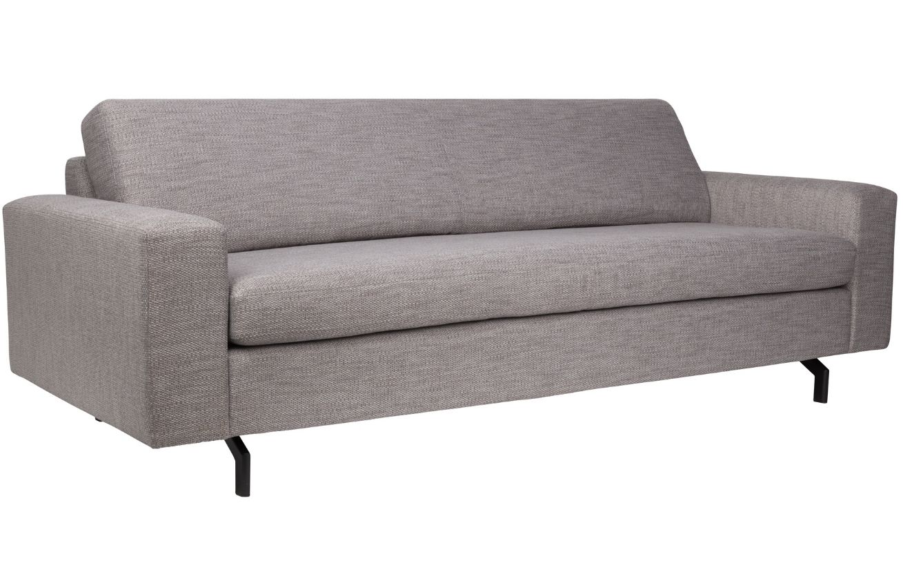 Světle &scaron;ed&aacute; l&aacute;tkov&aacute; dvoum&iacute;stn&aacute; pohovka ZUIVER JEAN 204 cm