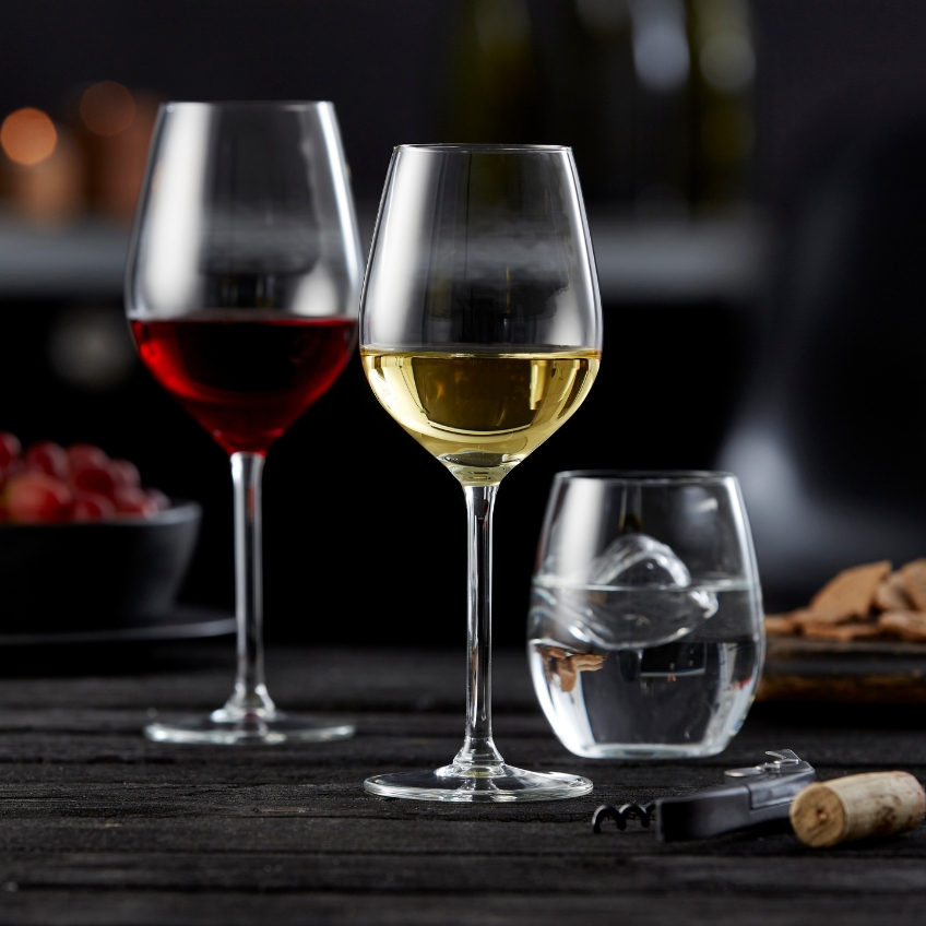Lyngby Glas Set čtyř sklenic na červené víno Juvel 500 ml