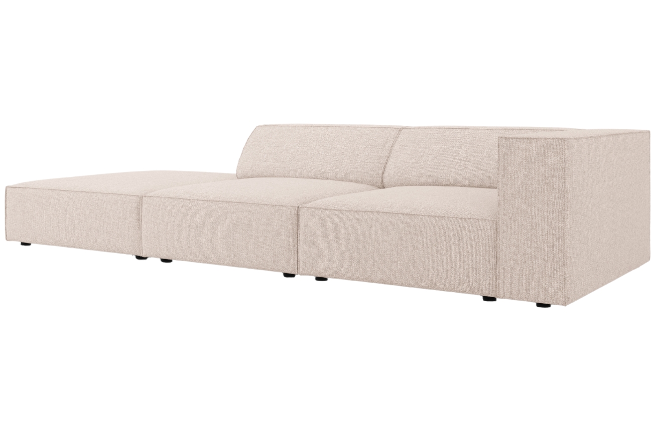 Béžová čalouněná čtyřmístná pohovka Cosmopolitan Design Arendal 262 cm, levá