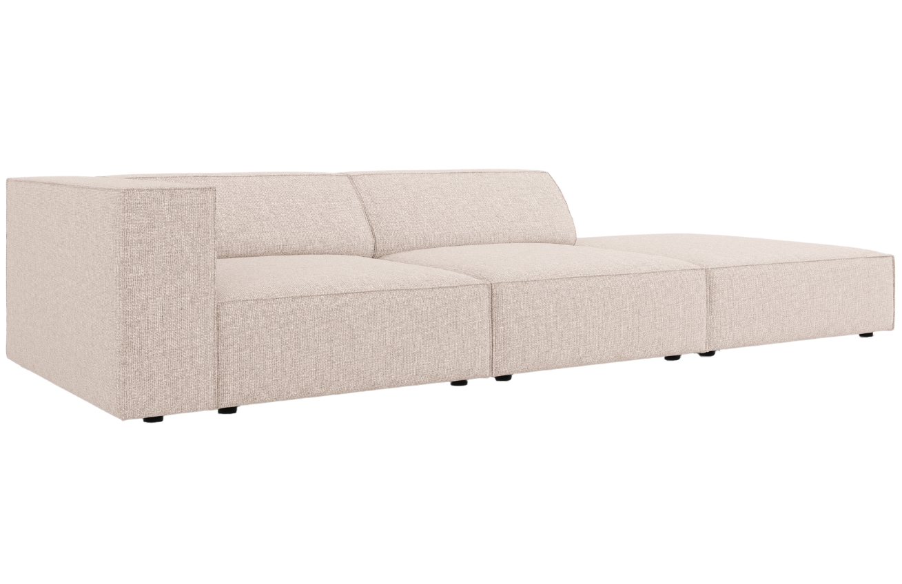 Béžová čalouněná čtyřmístná pohovka Cosmopolitan Design Arendal 262 cm, pravá