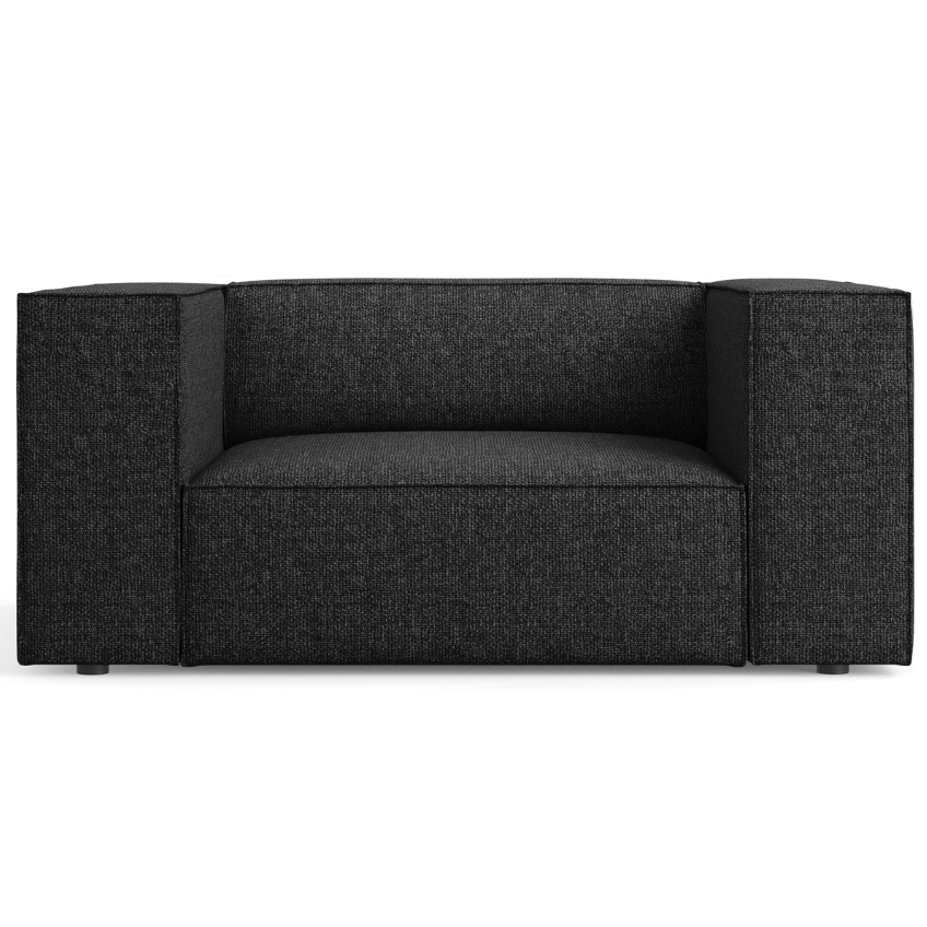 Černé čalouněné křeslo Cosmopolitan Design Arendal