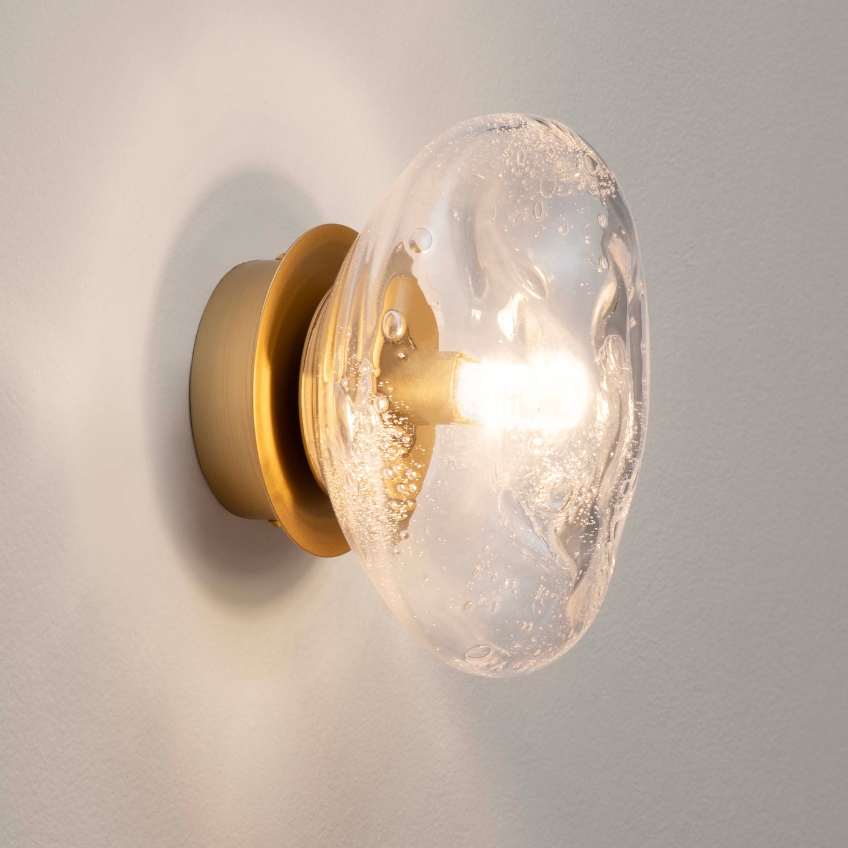Skleněné nástěnné světlo Nova Luce King 17 cm