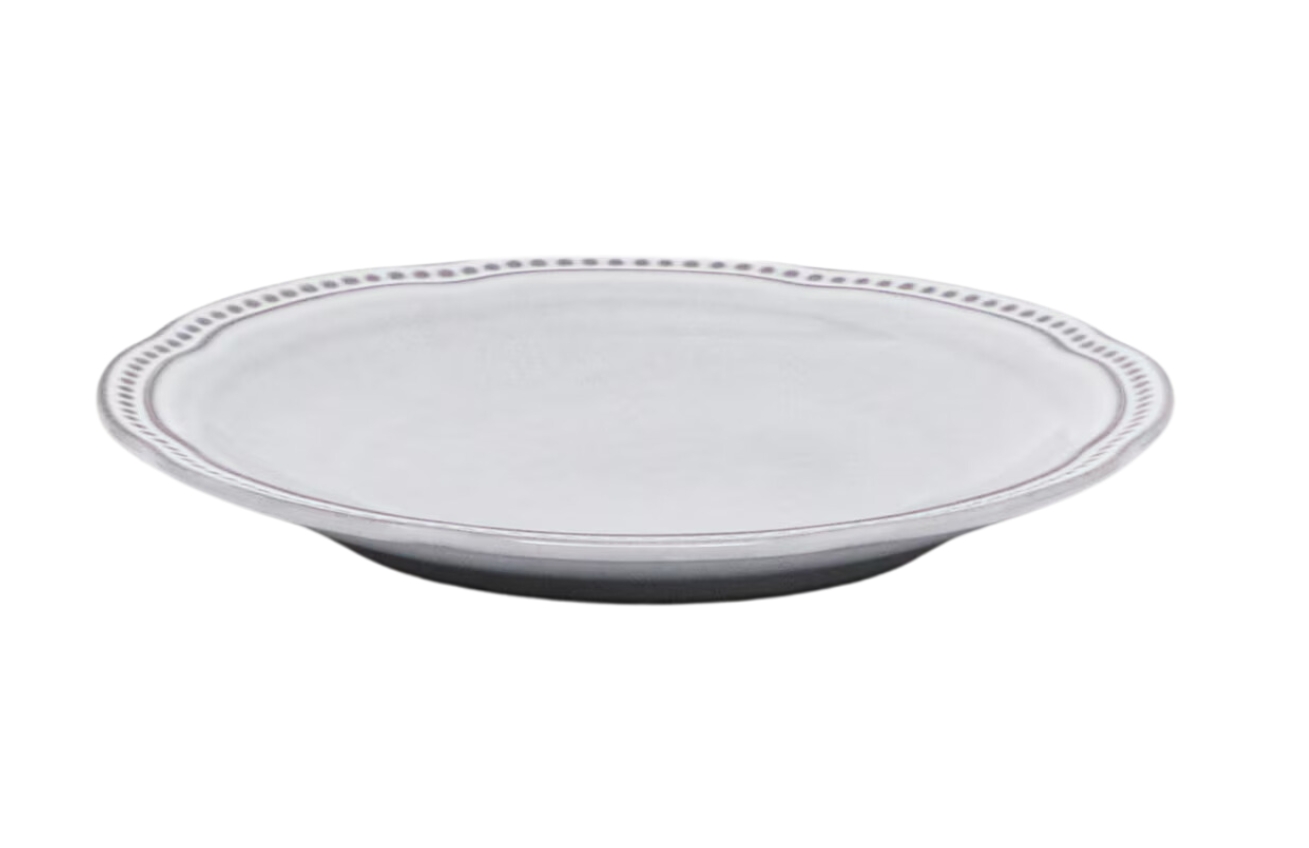 Modrý keramický dezertní talíř Kave Home Dovec 22,5 cm