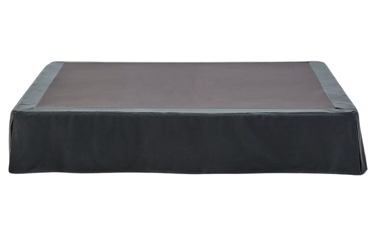 Antracitově šedá dvoulůžková postel Kave Home Jaira 180 x 200 cm