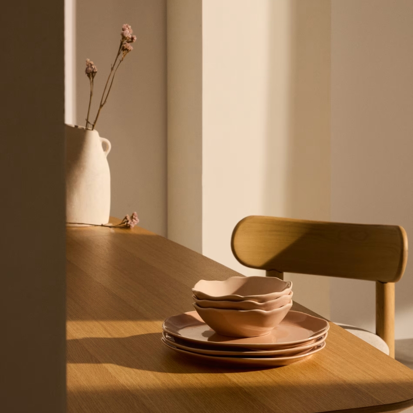 Růžová keramická miska Kave Home Tiraya 16,5 cm