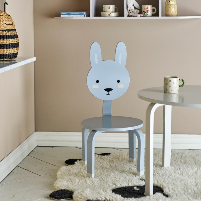 Bílý vlněný koberec Bloomingville Dolly 84 cm
