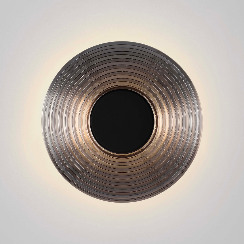 Černé skleněné nástěnné LED světlo Nova Luce Nous 30 cm  -fv-interier-25