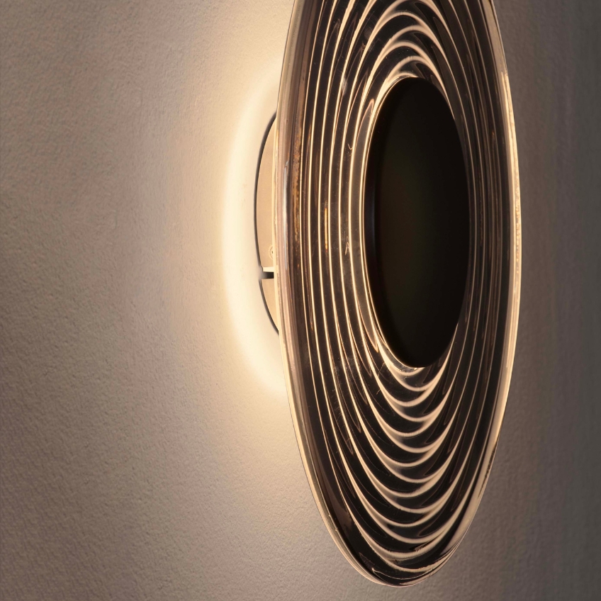 Černé skleněné nástěnné LED světlo Nova Luce Nous 30 cm  -fv-interier-25