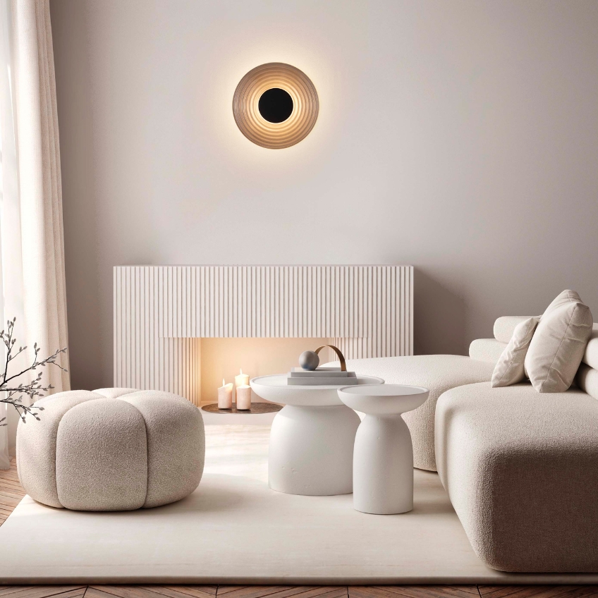 Černé skleněné nástěnné LED světlo Nova Luce Nous 30 cm  -fv-interier-25