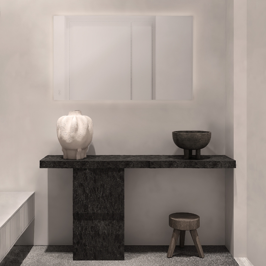 Závěsné zrcadlo s LED osvětlením Nova Luce Alda 70 x 120 cm